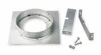 Firestop Support Plate: 3 in Duct, 26 ga Base Thick, Steel, 1 3/8 in Base Ht, 7 1/2 in Base Wd (MPN 3FSP). Key specifications — Gas Appliance Category: Category I; Material: Steel; Brand: AMERI-VENT; Standards: UL; Finish: Galvanized.