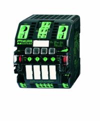 MURRELEKTRONIK Electronic Circuit Protector: MICO, 4 Channels, 1 A/2 A/4 A/6 A Adj., 11 Connections (MPN 9000-41034-0100600). Key specifications — Voltage In Rating: 24V DC; Voltage Out Rating: 24V DC; Brand: MURRELEKTRONIK.