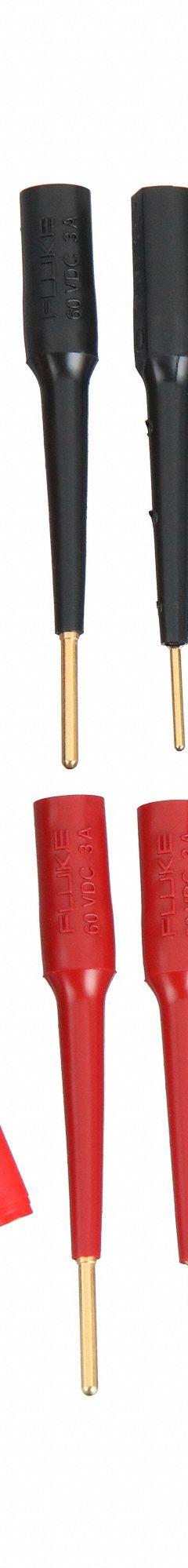 FLUKE Test Lead Kit: CAT II 300V, Std Probe, 300 V Max Volt, 10 A Max Current, 4 ft Lg (MPN TL82). Key specifications — Brand: FLUKE.