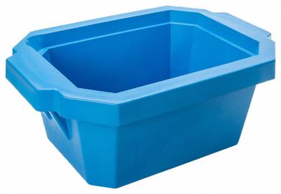 GLOBE SCIENTIFIC Ice Bucket with Lid: 4 L Capacity, Rectangular, Polyurethane Foam, Blue - Ice Buckets & Pans