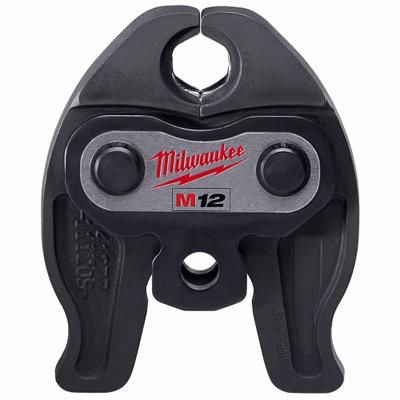 MILWAUKEE Press Jaw: 1/2 in Pipe, Copper (Plumbing)/Stainless Steel - Jaws for Compact Press Tools