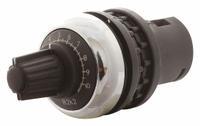 EATON Potentiometer: 22 mm Panel Mounting Size, 47,000 ohm Max Resist Rating, Series M22 (MPN M22M-R47K). Key specifications — Manufacturer Part Number: M22M-R47K; Series: M22; Brand: EATON; Includes Dial Plate: Dial Plate Included; Knob Style: Standard; Bezel Style: Metallic (Chrome).