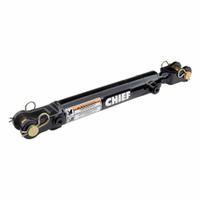 CHIEF Welded Hydraulic Cylinder: 3 in Bore Dia., 8 in Stroke Lg, 20 1/4 in Retracted Lg, 21,200 lb (MPN 297121). Key specifications — attr95618: Double Acting; attr98893: CHIEF.