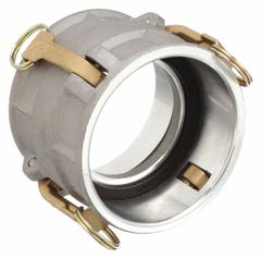 Cam and Groove Coupling: 4 in Coupling Size, 100 psi Max. Working Pressure @ 70 F, Nitrile (MPN 400-DD-AL). Key specifications — Fitting Type: Female Coupler x Female Coupler; Gasket Material: Nitrile; Brand: DIXON VALVE & COUPLING.