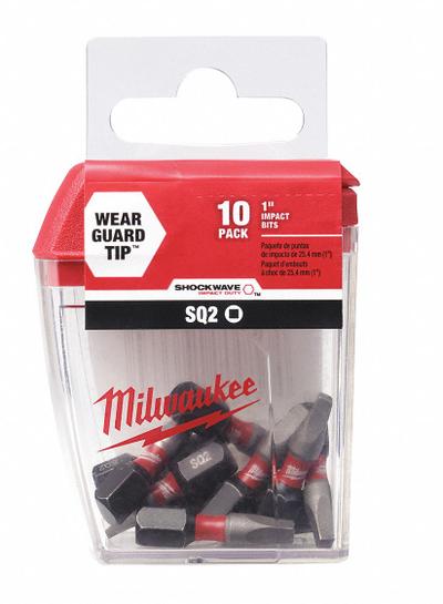 MILWAUKEE Insert Bit: Insert Bit, Imperial, #2 Bit Size, S2 Bit Industry Size, Std - Insert Bits