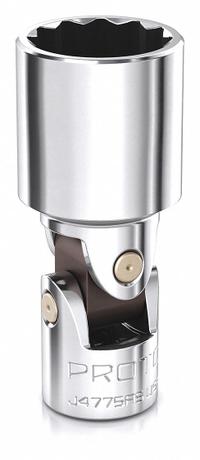 PROTO Flex Socket: 1/4 in Drive Size, 14 mm Socket Size, 12-Point, Std, Chrome, Not Tether Capable (MPN J4814MAS). Key specifications — attr1204348: PROTO; attr1204349: Chrome; attr1204354: Not Tether Capable.