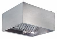 Commercial Kitchen Exhaust Hood: Grease, 48 in, Canopy Type I, 2 Light Fixtures, Wall, 20UD05. Key specifications — Manufacturer Part Number: 20UD05; Brand: DAYTON; Material: 430 Stainless Steel; Mounting Location: Wall; Includes: (2) Incandescent Light Fixtures; Duct Collar Connection HxW: 8 in x 9 in; 8 in x 12 in; 9 in x 12 in.