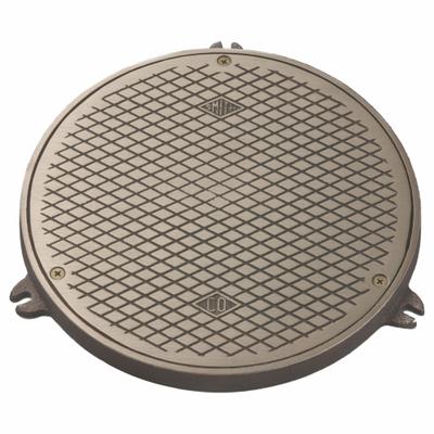 JAY R. SMITH MFG. CO Floor Cleanout: 11 1/2 in Overall Dia, 3/4 in Overall Ht, Nickel Bronze - Floor Cleanout Covers