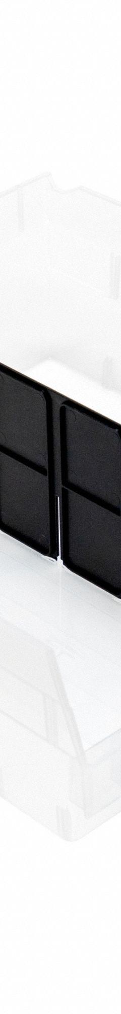 QUANTUM STORAGE SYSTEMS Long Bin Dividers: 16 in x 6 in, 15 in Overall Wd, Black (MPN LDSB222). Key specifications — Compatible Manufacturer Model Number: QSB222; Brand: QUANTUM STORAGE SYSTEMS.