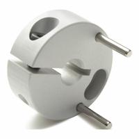RULAND MANUFACTURING Controlflex Coupling Hub: 1° Angular Misalignment, 0.5 mm Axial Motion, Metric (MPN MCPRD25-6-A). Key specifications — attr921485: Aluminum; attr921476: MCPRD25; attr921469: RULAND MANUFACTURING.