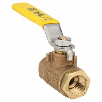 APOLLO Manual Two-Way Ball Valve: 3/8 in, Bronze, Straight, FNPT x FNPT - Bronze Ball Valves
