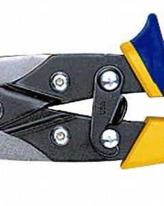 IRWIN Aviation Snip: Straight, 10 in Overall Lg, 1 1/4 in Cutting Lg, Steel, Multi-Component, Steel (MPN 2073113). Key specifications — attr308531: Multi-Component; attr308530: Steel; attr308532: Steel; attr308533: Yes; attr308535: Plastic; attr308541: 23 ga (Stainless Steel); attr308546: Straight; attr324897: IRWIN.