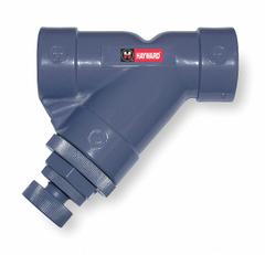 HAYWARD Spring Check Valve: Piston, Y-Style Valve Body, 3 in Pipe Size, FNPT x FNPT, PVC, Female (MPN SLC10300T). Key specifications — Brand: HAYWARD.