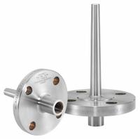 ASHCROFT Flanged Thermowell: Stainless Steel, For 6 in Stem Lg, 4 in Insertion Lg, 275 psi at <100°F (MPN 15W0400HF260SR150). Key specifications — Maximum Operating Temperature: 1,000°F at 20 psi; Brand: ASHCROFT; Maximum Operating Pressure: 275 psi at <100°F.