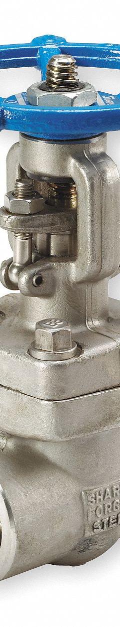 SHARPE Gate Valve: 1 1/2 in, 316L Stainless Steel, Rising, Socket x Socket, 1,120 psi CWP, Wheel (MPN 4371003920). Key specifications — Bonnet Material: 316L Stainless Steel; Wedge Material: 316 Stainless Steel; Brand: SHARPE.