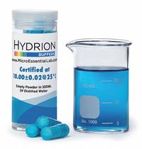 MICRO ESSENTIAL Buffer - pH 10.00 - Color Coded Blue: Lab, 20 mL Volume, Capsule, 3TXF7, 1. Key specifications — Brand: MICRO ESSENTIAL; Chemical Grade: Lab; Concentration: pH 10.00 +/- 0.02; Form: Capsule; Manufacturer Part Number: 3TXF7; Product Type: Buffer - pH 10.00 - Color Coded Blue.