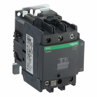 SCHNEIDER Magnetic Contactor: Non-Reversing, 3 Poles, 3NO Contacts, 80 A - Non-Reversing IEC Contactors