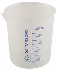 APPROVED VENDOR Beaker: Low Form, Polypropylene, 250 mL, 91 mm Outside Dia, 93.5 mm Overall Ht (MPN 6FAE5). Key specifications — Body Color: White; Brand: APPROVED VENDOR; Product Type: Beaker; Includes Graduations: Yes; Beaker Type: Low Form.
