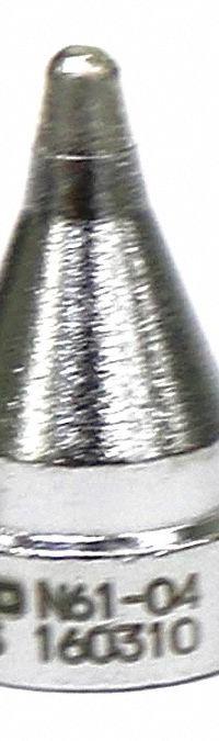 HAKKO Nozzle: Round, 1.8 mm W, For Use With FR-301/4101/4102/4103/4104 (MPN N61-04). Key specifications — Brand: HAKKO; Manufacturer Part Number: N61-04.
