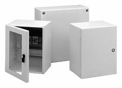 HOFFMAN Enclosure: Steel, 9 in x 7 in x 6 in, NEMA 12/3/4, Solid Cover, Screw On (MPN LSC252015). Key specifications — Closure Method: Screws; Brand: HOFFMAN; Knockouts: Not Included.