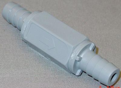 APPROVED VENDOR Ball Cone Spring Check Valve: Ball, Inline Valve Body, PVC, 1/2 in Pipe Size - PVC Ball Check Valves