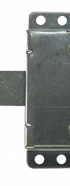 AMERICAN GARAGE DOOR SUPPLY Slide Lock: Bolting, 1 in Overall Dp, 4 5/8 in Base Lg, 3 1/4 in Base Wd (MPN LI3). Key specifications — Brand: AMERICAN GARAGE DOOR SUPPLY; Lock Type: Bolting; Product Type: Slide Lock.