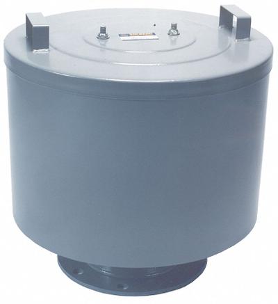 SOLBERG Filter Silencer: 8 in Flange Inlet Size, 1,800 cfm, 23 in Overall Ht - Air Compressor Intake Filters & Silencers