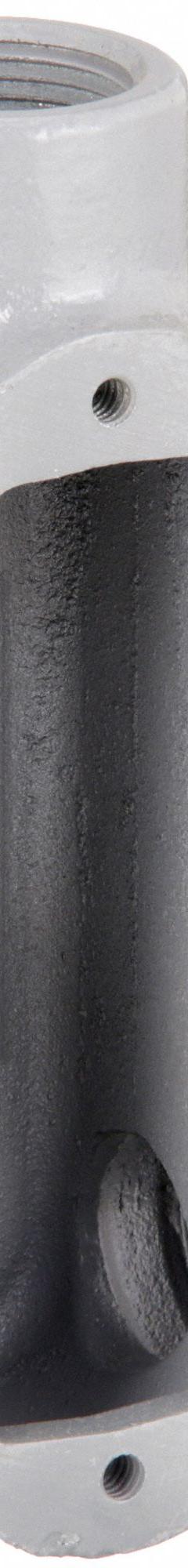 Conduit Outlet Body: Iron, 3/4 in Trade Size, LR Body, 8 cu in Body Capacity, Threaded Hub (MPN LR28). Key specifications — Finish: Powder Coated; Includes: Set Screw Hubs; For Use With: RMC; Brand: HUBBELL KILLARK; Hub Style: Threaded; Mfr. Series: Duraloy 8.