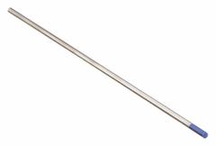 MILLER ELECTRIC Tungsten Electrode: 2% Lanthanated, 1/8 in x 7 in, Blue, EWLa-2, 10 PK (MPN WL2018X7). Key specifications — Brand: MILLER ELECTRIC; Overall Length: 7 in; AWS Classification: EWLa-2; Welding Current Designation: AC/DC; Color: Blue.
