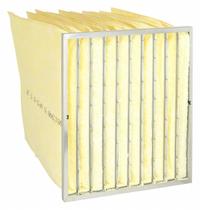GRAINGER Pocket Air Filter: 24 in x 20 in x 15 in, MERV 14, Yellow, Synthetic, 10 Pockets (MPN 5M352). Key specifications — Display Sell UOM: EA; Brand: GRAINGER; Media Material: Synthetic; Performance Rating: MERV 14.