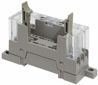 OMRON Relay Socket: 6 A Rating, DIN-Rail & Surface Socket Mounting, 10 Pins, Elevator, Finger Safe (MPN P7SA-10F-ND DC24). Key specifications — Brand: OMRON.