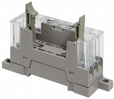 OMRON Relay Socket: 6 A Rating, DIN-Rail & Surface Socket Mounting, 10 Pins, Elevator - Combination DIN-Rail & Surface-Mounted Sockets