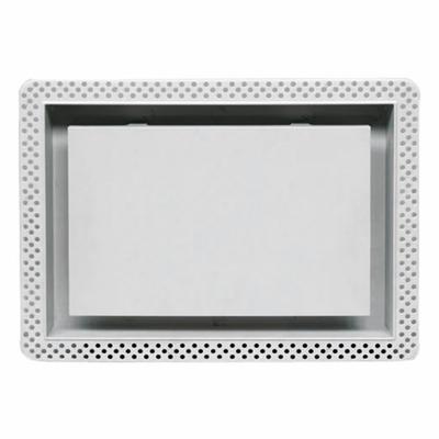 FITTES Wall/Ceiling Register: Wall, 10 3/4 in H, 14 7/8 in W, Decorative, Uncoated - Sidewall/Ceiling Registers