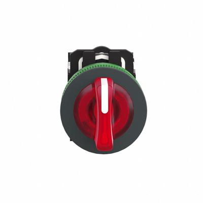 SCHNEIDER Selector Switch: 30 mm Panel Mounting Size, 3 Positions, Short Lever - Illuminated Selector Switches