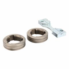 LINCOLN ELECTRIC Drive Roll & Inlet Guide Kit: 2-Roll, 0.045 in, V-Groove (MPN KP1696-1). Key specifications — For Welder Series: Power MIG 216; For Wire Feeder Series: LN-25 Pro; For Wire Type: Solid; Brand: LINCOLN ELECTRIC; Manufacturer Part Number: KP1696-1.