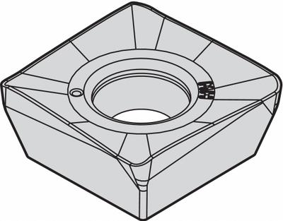 WIDIA Square Milling Insert: SDMX544RMH, SDMX150616RMH (MPN 6052028) - Square (S) Indexable Milling Inserts