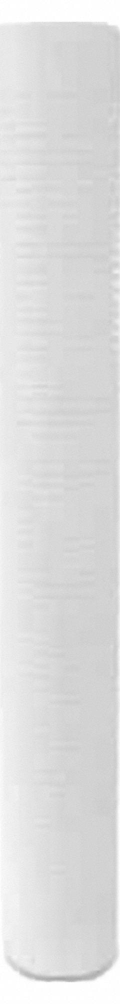 NEPHROS Pre-Filter: 1 micron, 10 gpm, 20 in Overall Ht, 2 1/2 in Overall Dia (MPN 70-6021). Key specifications — Brand: NEPHROS; Filter Media: Polypropylene; Reduces: Sediment.