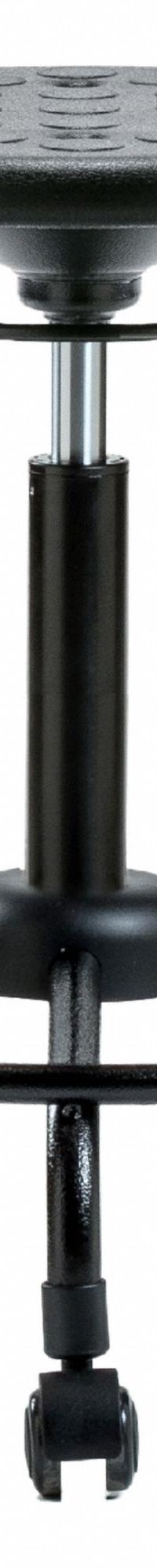 Stool: Polyurethane, Ht Range 22 1/2 in to 30 1/2 in, 13 in Seat Wd, 13 in Seat Dp, 0 Glides, Black (MPN IPMBSO-RT-RC-BLK). Key specifications — Brand: APPROVED VENDOR; Foot Support: Yes; Base Material: Steel; ESD-Safe: Not ESD Safe; Number of Casters: 5.