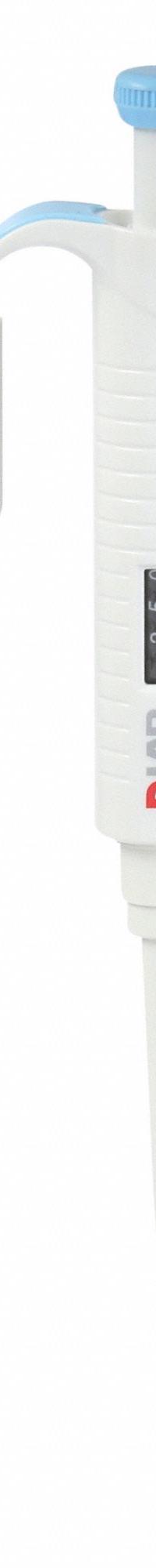 DLAB Single-Channel Pipettor: 2.5 ul Capacity - Max, 0.05 ul Volume Increments, Manual Adj Volume (MPN 61TA78). Key specifications — Color: White; Brand: DLAB; Pipetter Type: Manual Adjustable Volume; Product Type: Single-Channel Pipettor.