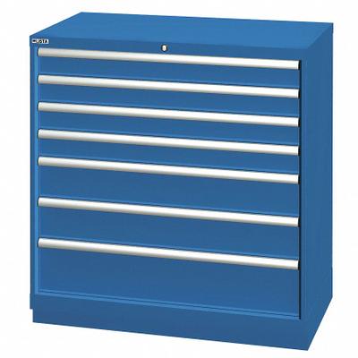 LISTA Modular Drawer Cabinet: 40 1/4 in x 22 1/2 in x 39 3/8 in, 7 Drawers, 102 Compartments - Lista Modular Drawer Cabinets