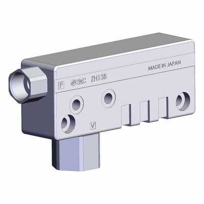 SMC Vacuum Generator: 40 lpm, 1/8 in NPT, 1/4 in NPT, 0.6 MPa Max Supply Pressure - SMC ZH Series Box Type Vacuum Generators