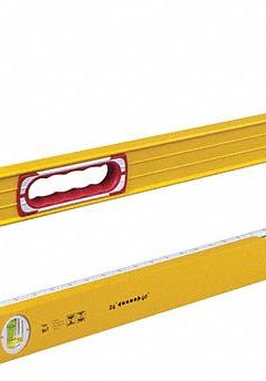 STABILA Heavy Duty Level: Level & Plumb, Box, 2, Plain, 78 in Overall Lg, Top & Side Read, 0 (MPN 196). Key specifications — attr934734: 196; attr934735: STABILA; attr939796: Acrylic; attr983962: Aluminum; attr939959: Top & Side Read; attr939953: Hand Grips.
