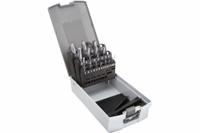 APPROVED VENDOR Screw Machine Drill Bit Set: 15 Pc, 1/16" to 1/2" by 32nds, 135° 4-Facet Point (MPN 460-000015B). Key specifications — attr1238841: Box.