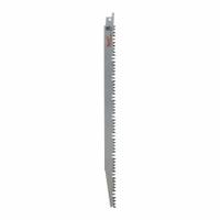 MILWAUKEE Reciprocating Saw Blade: 5 Teeth per Inch, 12 in Blade Lg, 0.2 in Blade Thick (MPN 48-00-1305). Key specifications — attr1109198: 5; attr1109200: Flexible for Curved Cuts; attr1109201: Tapered; attr1109209: MILWAUKEE.