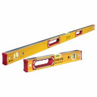 STABILA Box Level Set: Level & Plumb, Box, 2, Plain, 16 in_48 in Overall Lg, Top & Side Read, 0 (MPN 37816). Key specifications — attr934734: 37816; attr934735: STABILA; attr939796: Acrylic; attr983962: Aluminum; attr939959: Top & Side Read; attr939953: Removable End Caps.