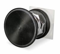 SCHNEIDER Mushroom Head Push Button: Black, 30 mm Mounting Size, Metallic, Momentary (MPN 9001KR5B). Key specifications — Brand: SCHNEIDER; Action: Momentary; Series: 9001K; Push Button Material Type: Metallic.