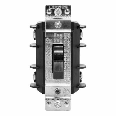 LEVITON Manual Motor Controller: 2 Poles, 30 A - Open Manual Motor Switches