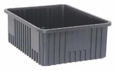 QUANTUM STORAGE SYSTEMS Divider Box: 1.39 cu ft, 22 1/2 in x 17 1/2 in x 8 in - Plastic ESD Static-Control Divider Boxes