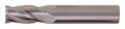 CLEVELAND Square End Mill: Carbide, TiAlN Coated, 4 Flute, 3/16" Mill Dia, 1" LOC - General Purpose Carbide Square End Mills