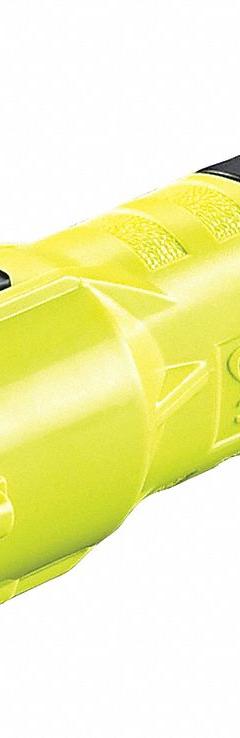 STREAMLIGHT Safety-Rated Flashlight: 245 lm, 9 hr Run Time at Max Brightness, 171 m Max Beam, Yellow (MPN 68751). Key specifications — Brand: STREAMLIGHT; Battery Requirements - Broad: Requires 3 AA.